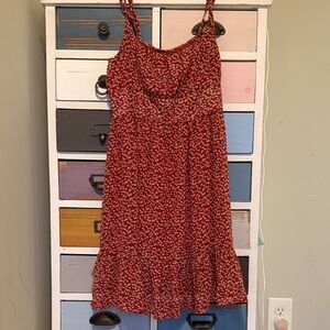 Princess Polly Red Floral Mini Dress